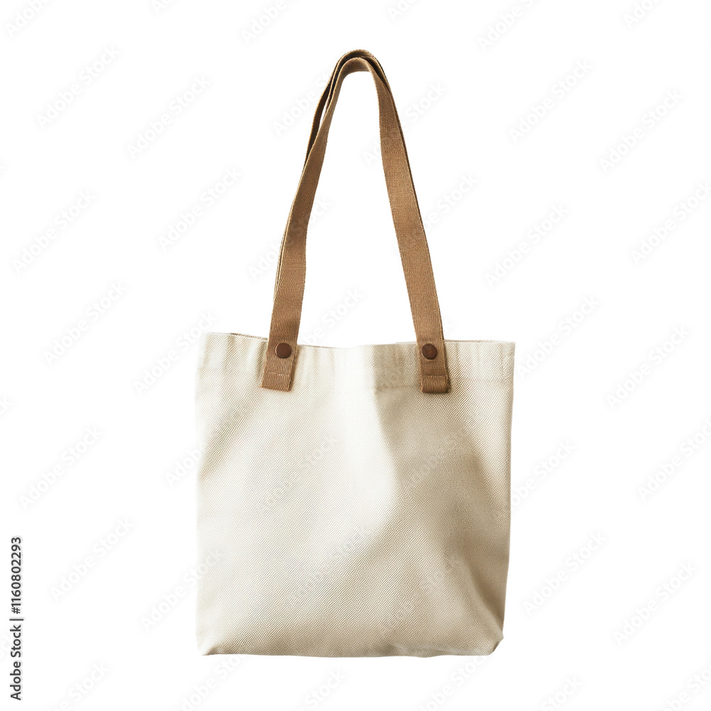 Minimalist Canvas Tote Bag with Stylish Leather Straps Minimalist Canvas Tote Bag with Stylish Leather Straps