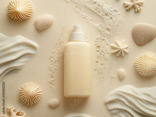 spa still life with towel and starfish