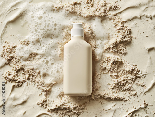 bottle of milk and cream