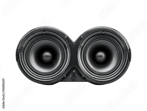 High-Quality Bass Speaker with Deep Sound Enhancement Effects photo