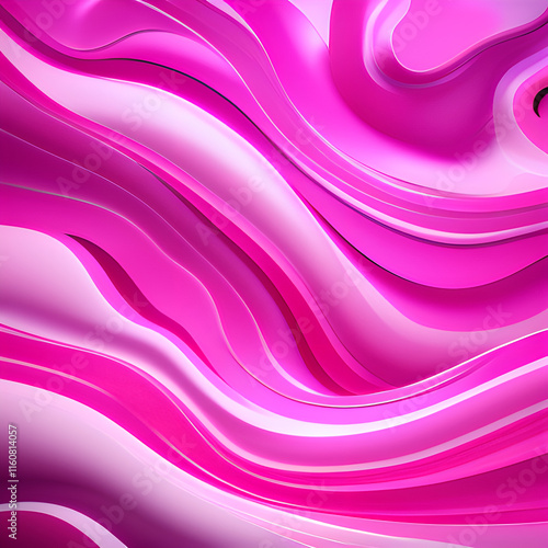 Wallpaper Mural Pink with flowing abstract shapes, vibrant gradients of blue and purple, soft lighting creating depth and shadows, a sense of motion and energy, rendering, created using.generative ai Torontodigital.ca
