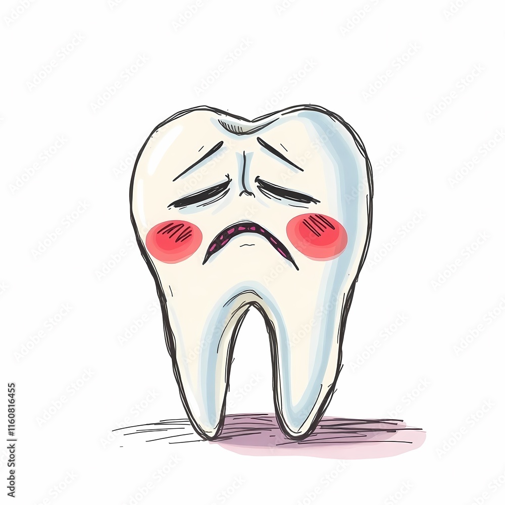 Depressed Tooth Sketch Depressed Tooth Sketch