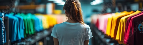 DTF Printing Process in Vibrant Factory Setting