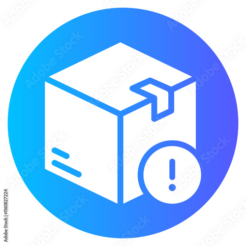 warning gradient icon