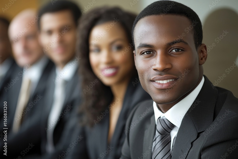 Group of multi-ethnic business people in a seminar, Generative AI Group of multi-ethnic business people in a seminar, Generative AI