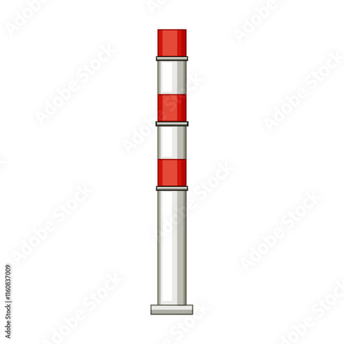 material industrial chimney cartoon. steel concrete, brick maintenance, inspection cleaning material industrial chimney sign. isolated symbol vector illustration