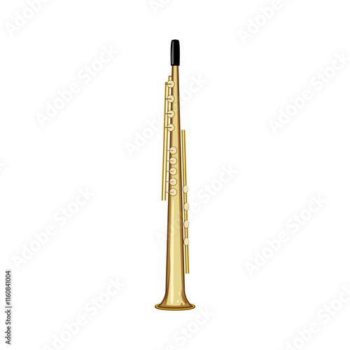 jazz saxophone cartoon. music alto, tenor soprano, reed brass jazz saxophone sign. isolated symbol vector illustration