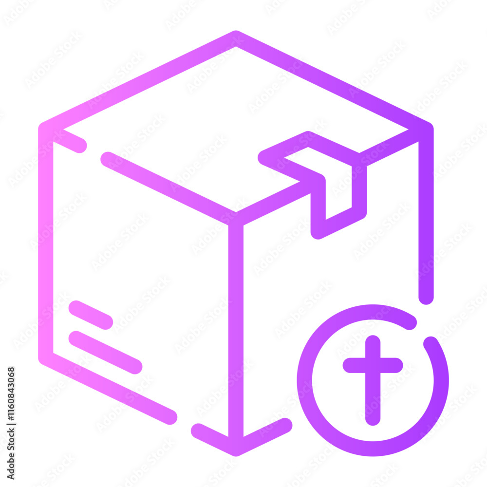 christianism gradient icon