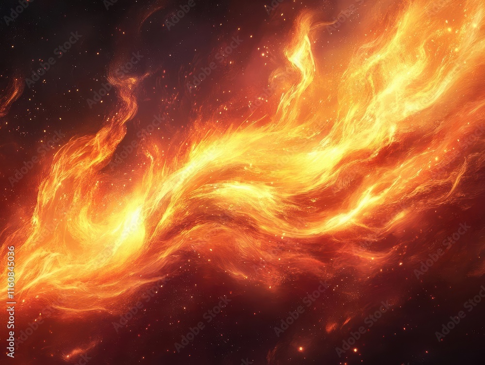 Capture the essence of success with a close-up of a vibrant, blazing flame Capture the essence of success with a close-up of a vibrant, blazing flame