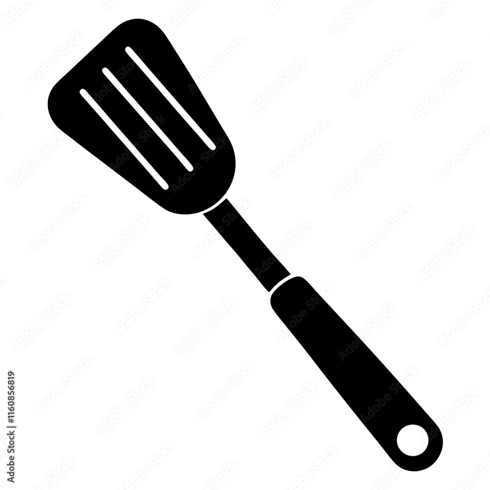 Spatula icon silhouette vector art illustration
Spatula icon silhouette vector art illustration