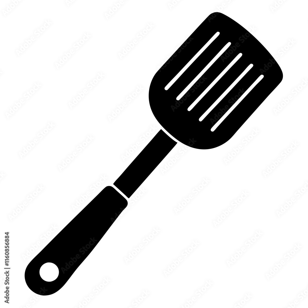 Spatula icon silhouette vector art illustration
Spatula icon silhouette vector art illustration