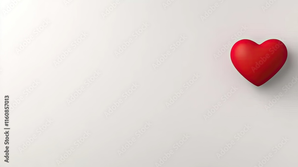 A simple red heart drawn with a pencil sits against a clean white background, highlighting minimalism and creativity in art A simple red heart drawn with a pencil sits against a clean white background, highlighting minimalism and creativity in art