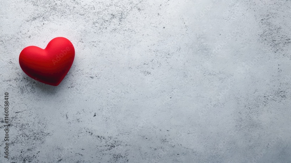 A simple red heart drawn with a pencil sits against a clean white background, highlighting minimalism and creativity in art A simple red heart drawn with a pencil sits against a clean white background, highlighting minimalism and creativity in art