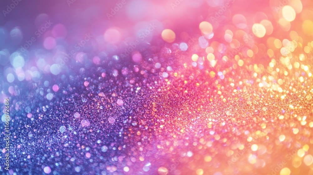 Modern iridescent abstract holographic background with grainy texture effect for design use