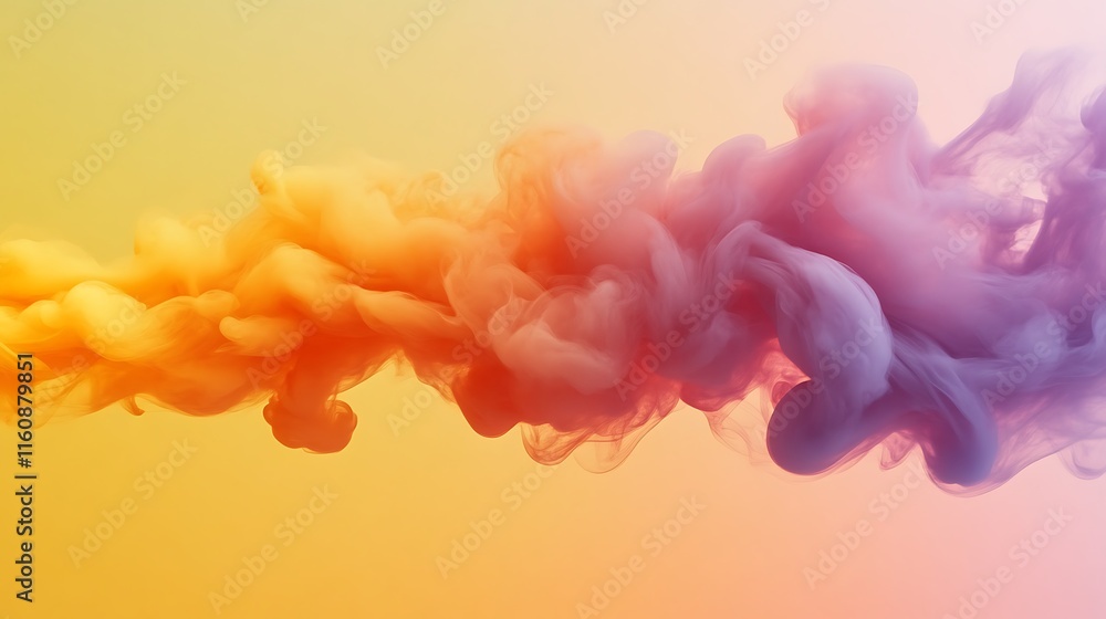 Obraz premium Abstract Colorful Ink Swirls in Fluid Motion