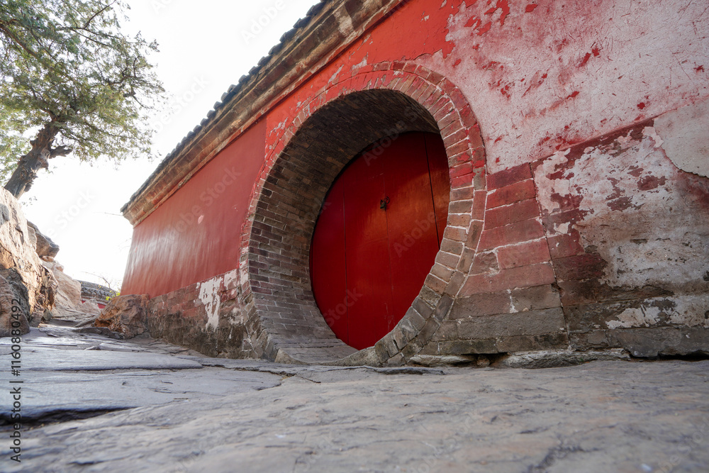 Moon gate, Wisdom-Sea Temple scenic spot in Summer Palace, beijing