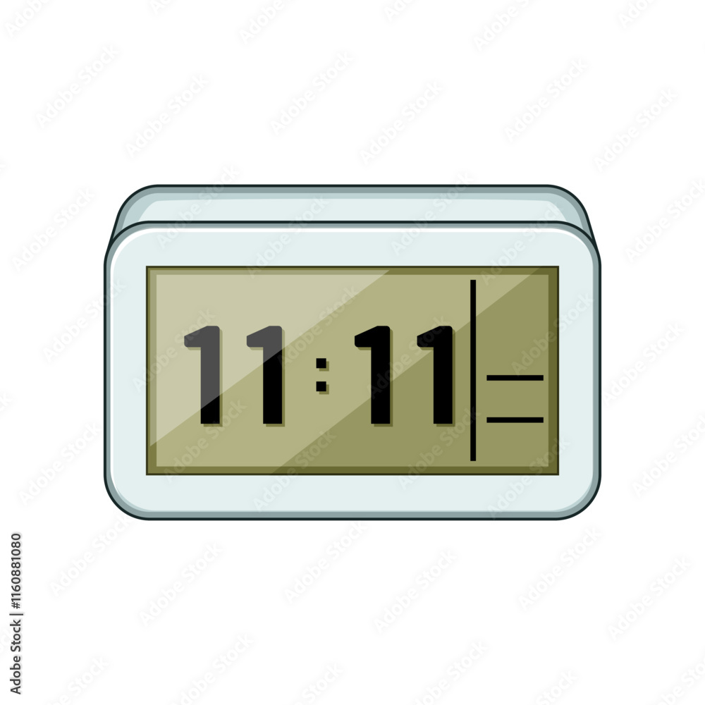 lightweight travel alarm clock cartoon. battery loud, durable multifunction, led display lightweight travel alarm clock sign. isolated symbol vector illustration lightweight travel alarm clock cartoon. battery loud, durable multifunction, led display lightweight travel alarm clock sign. isolated symbol vector illustration
