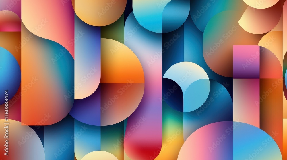 Vibrant Gradient Design with Soft and Smooth Color Transition Vibrant Gradient Design with Soft and Smooth Color Transition