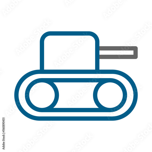Tank icon. Concept of military, war, and army.