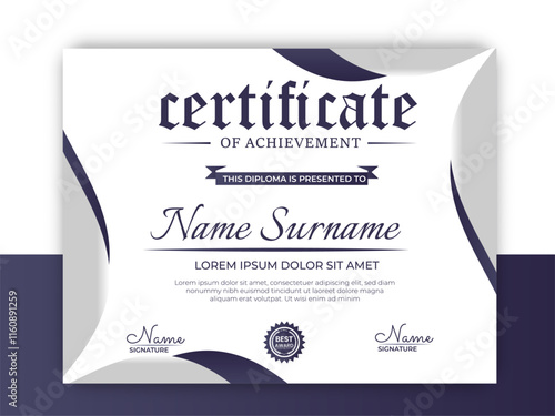 mordant certificate design  photo