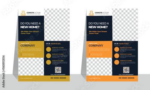 Construction Flyer Layout.