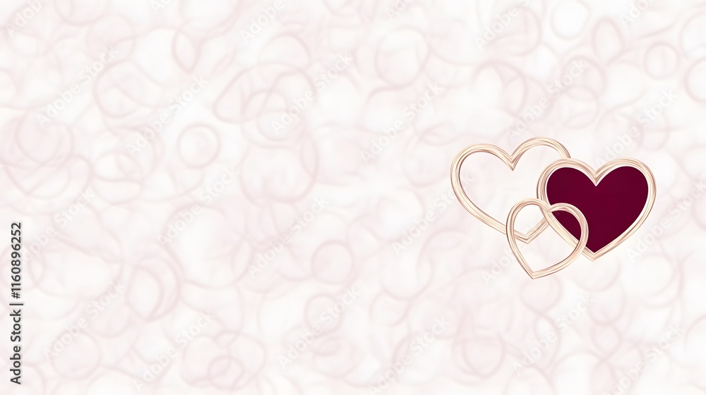 Romantic Minimalist Background with Heart Shapes and Soft Blurred Effect for Love Themes, Invitations, and Celebrations Romantic Minimalist Background with Heart Shapes and Soft Blurred Effect for Love Themes, Invitations, and Celebrations