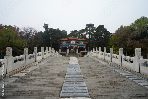 Obraz na płótnie Cifu Archway in Summer Palace, Beijing. w salonie