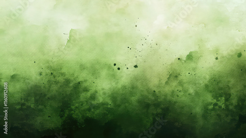 Light brown green olive sage beige abstract watercolor. Art background for design.