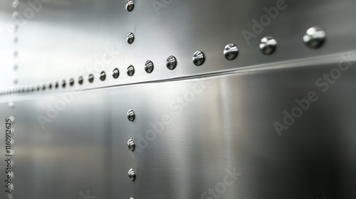 Modern Metal Panel Design with Rivets: Detailed Look