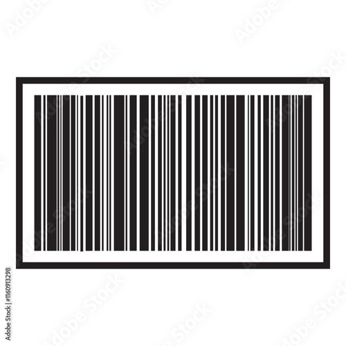 Barcode icon vector illustration