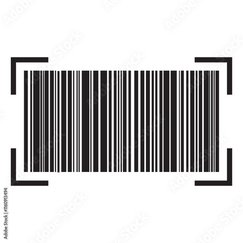 Barcode icon vector illustration