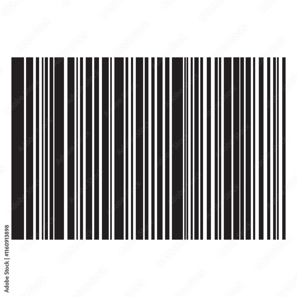 Bar code isolated on white background. Realistic barcode icon. Simple barcode isolated. Trendy bar code for web icon. Bar code isolated on white background. Realistic barcode icon. Simple barcode isolated. Trendy bar code for web icon.