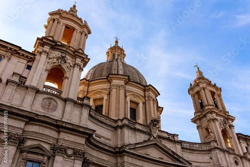 Chiesa di Sant'Agnese in Agone. Roma, Italia photo