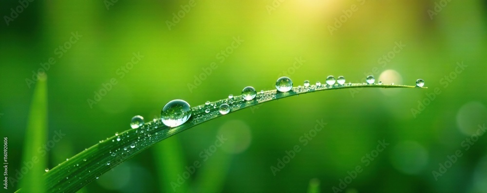 Water droplets on a dewy grass blade defocused light, water, dew, liquid Water droplets on a dewy grass blade defocused light, water, dew, liquid