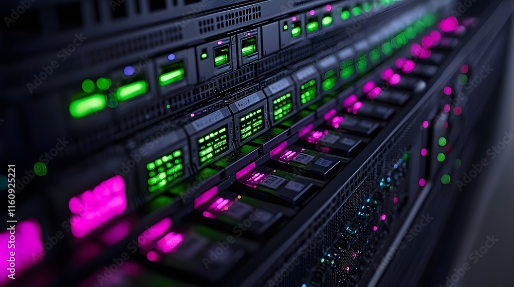 Professional IT Administrator Configuring and Managing Sophisticated Server Racks and Data Storage Arrays in a Modern Enterprise IT Infrastructure Environment Professional IT Administrator Configuring and Managing Sophisticated Server Racks and Data Storage Arrays in a Modern Enterprise IT Infrastructure Environment