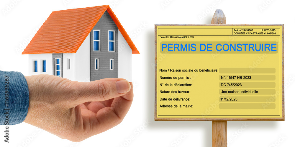 BUILDING PERMIT WRITTEN IN FRENCH - PERMIS DE CONSTRUIRE - Building ...