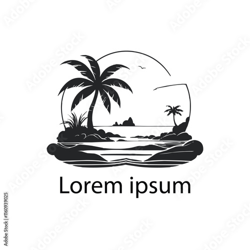 "Coastal Sea Beach Logo"
"Tropical Beach Logo Design"