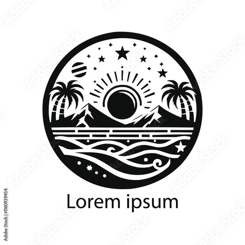 "Coastal Sea Beach Logo"
"Tropical Beach Logo Design"