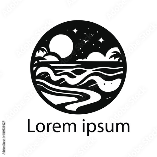 "Coastal Sea Beach Logo"
"Tropical Beach Logo Design"