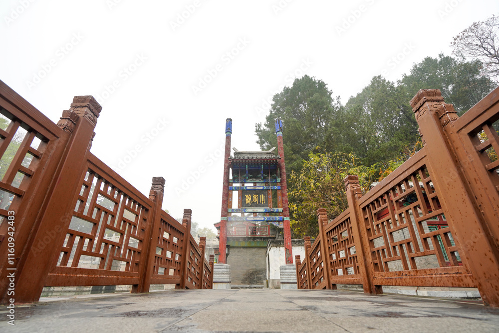Wooden Bridge on Suzhou Street, Summer Palace, Beijing