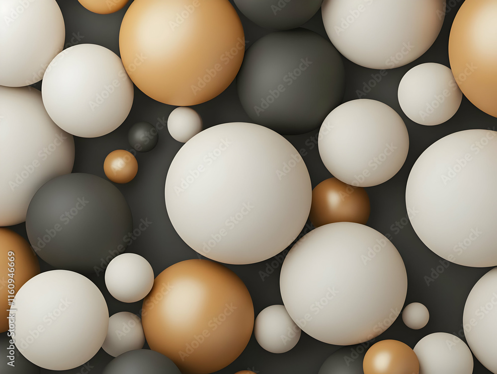 Abstract 3D Sphere Background Abstract 3D Sphere Background
