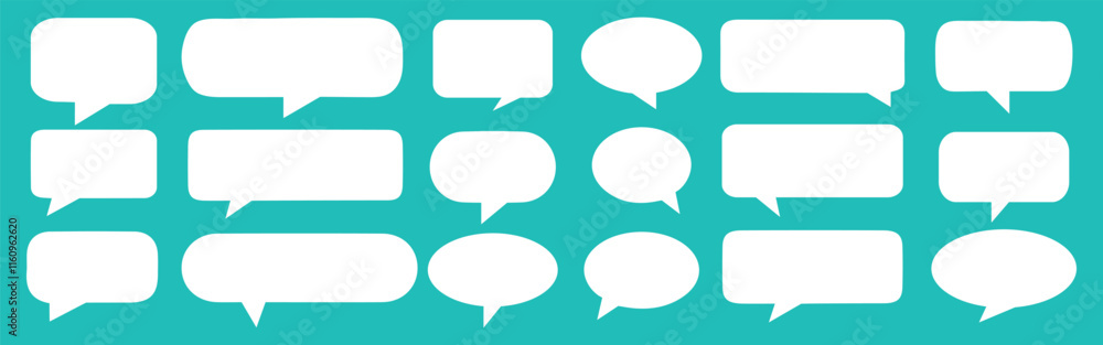 Speech Bubbles set. Speech bubbles blank isolated on white background. speech bubble comic signs. Speech Bubbles set. Speech bubbles blank isolated on white background. speech bubble comic signs.
