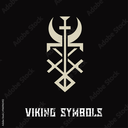 Vegvisir Viking compass Nordic protection amulet magic symbol