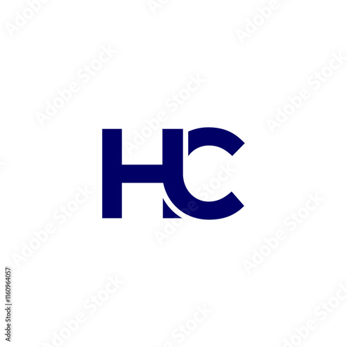 HC, CH, H, C,  Logo letter vector for company.