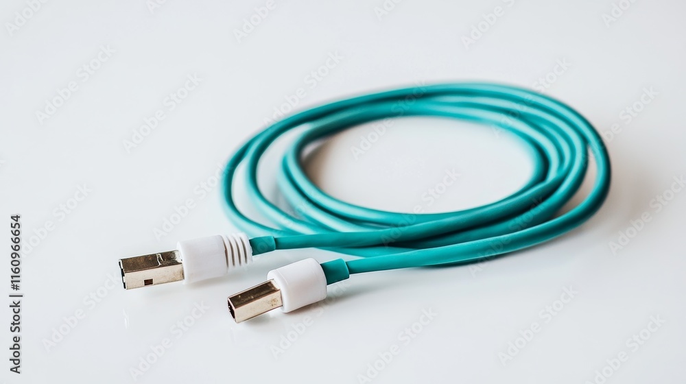 Power supply cabble isolated on white background Power supply cabble isolated on white background