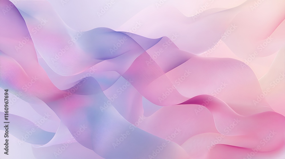 Abstract Pastel Pink and Purple Wave Design Abstract Pastel Pink and Purple Wave Design