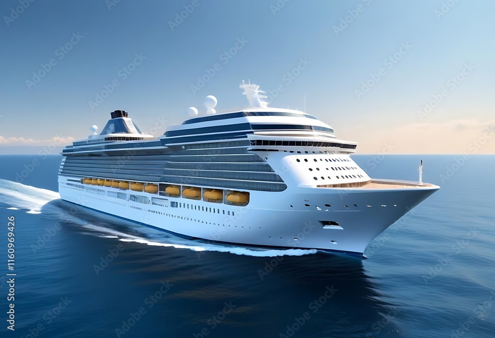 Luxury Cruise Ship, Generative AI Luxury Cruise Ship, Generative AI