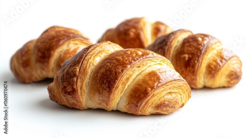 Wallpaper Mural French buns isolated on a white background. Torontodigital.ca