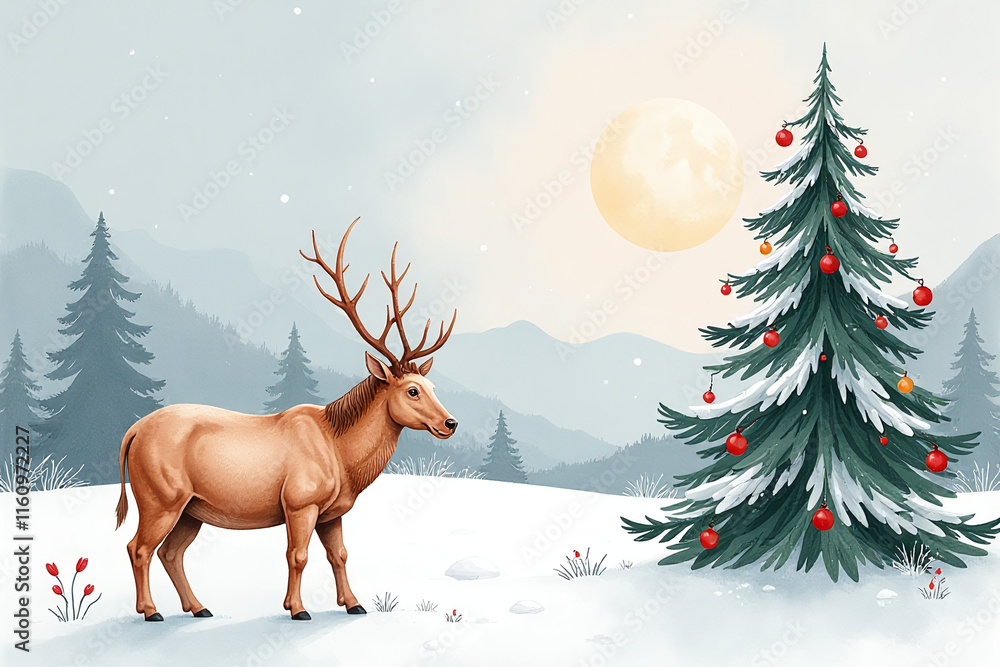 soft muted colors capture essence scandinavian holiday charm warm cozy watercolor soft muted colors capture essence scandinavian holiday charm warm cozy watercolor