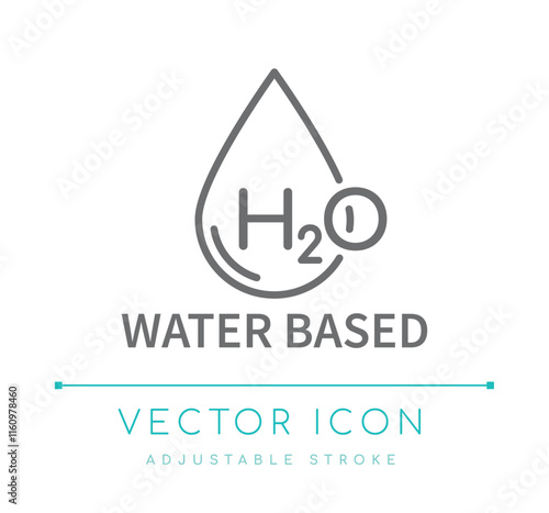 Water Based Line Icon
